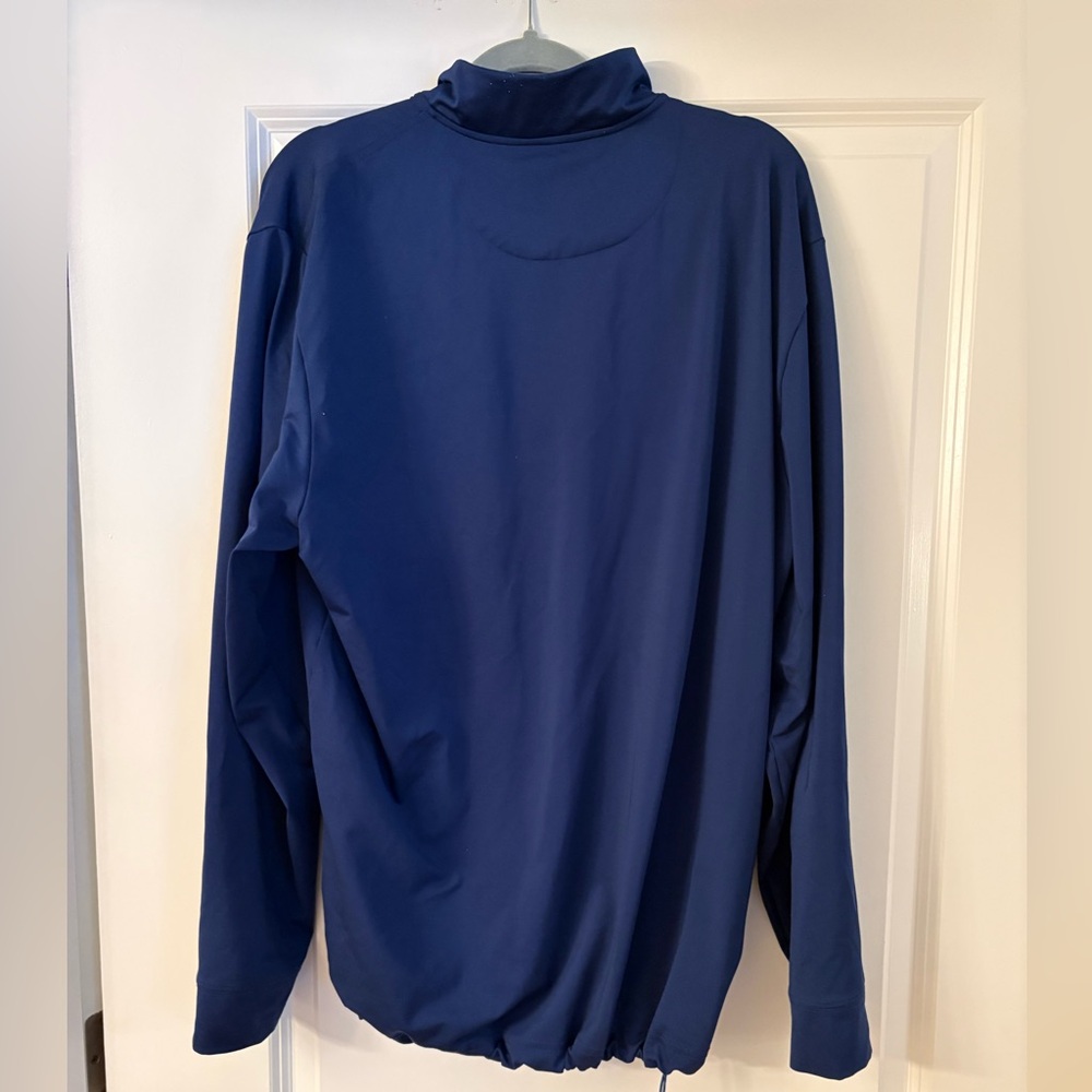 💙Men’s Vineyard Vines Men's Deep Blue Performance Quarter-Zip Jacket - Picture 2 of 3